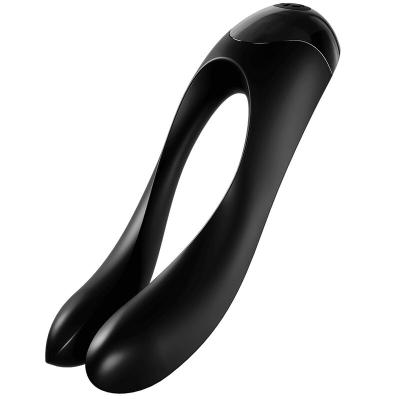 Satisfyer - Vibrateur Doigts Candy Cane Noir 1