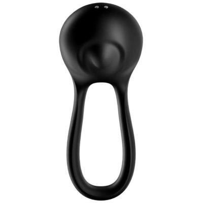 Satisfyer - Vibrateur Anneau Majestic Duo Noir 2