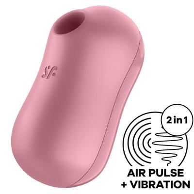 Satisfyer - Stimulateur Et Vibrateur D&#039;Impulsions D&#039;Air De Barbe À Coton Rose 1