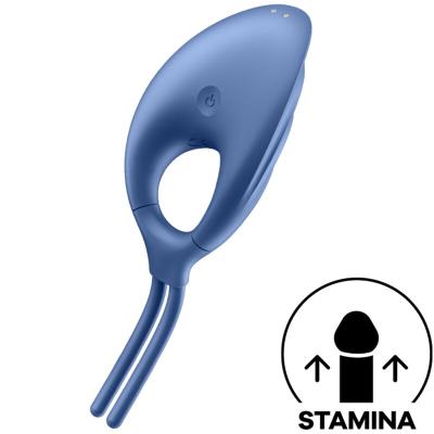 Satisfyer - Vibrateur Anneau Swordsman Bleu 1