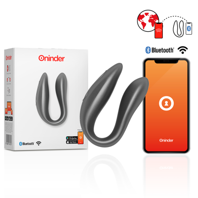 Oninder - Lisboa G-Spot &Amp; Clitoral Stimulateur Noir - Application Gratuite 2