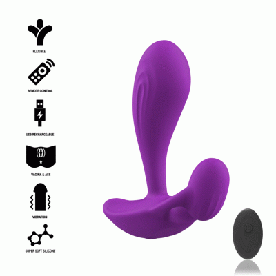 Intense - Télécommande Anal Shelly Plug Violet 1