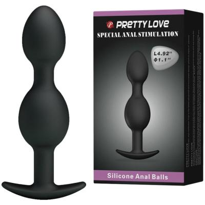 Pretty Love - Balles Anal En Silicone 12.5 Cm Noires 2