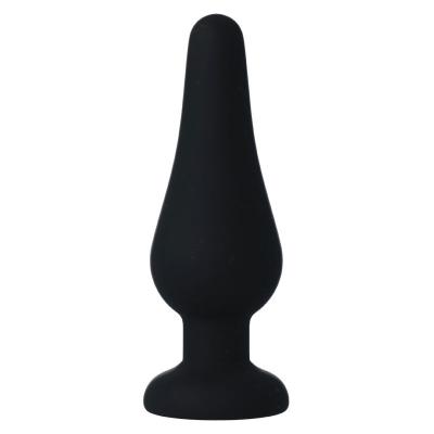 Intense - Plug Anal Pipo M Silicone Noir 11 Cm 2